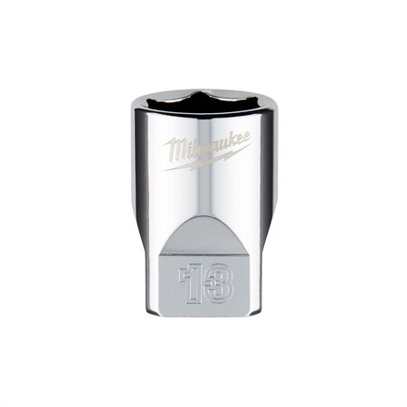 Milwaukee Tool MilwaukeeÂ® 1/4 in. Drive Socket Metric Standard, 13mm 45-34-9039